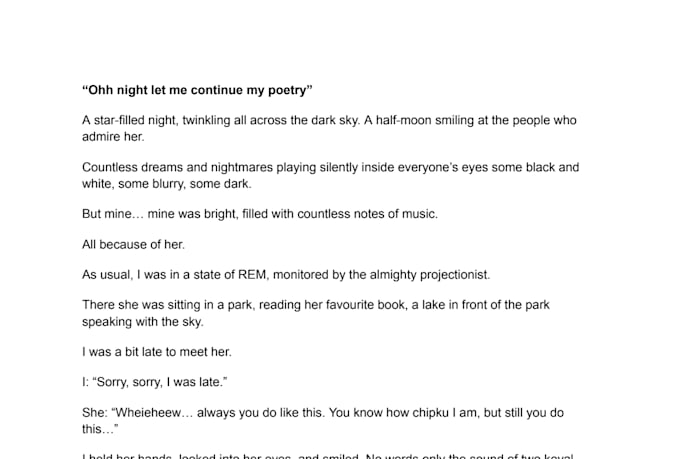 write engaging stories and poetry